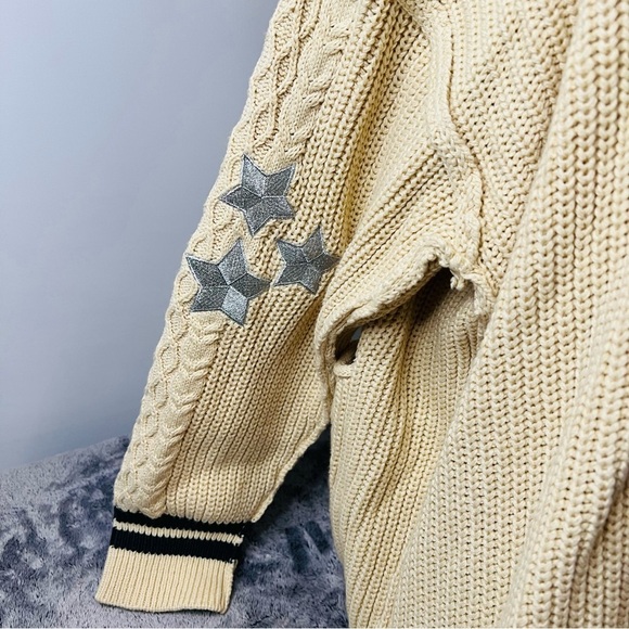 Altar’d State Star Sleeve Cardigan Sweater XL - Picture 4 of 6